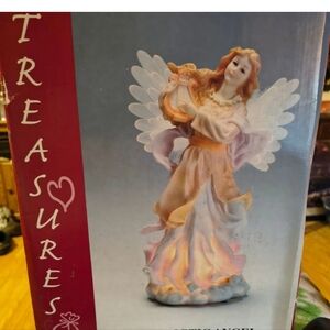 Treasures Fiber Optic Angel With Motion Wings Lighted Optics Not Working